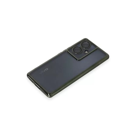 Vivo V29 Lite Kılıf Razer Lensli Silikon - Yeşil