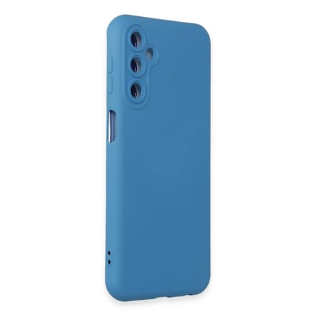 Samsung Galaxy M14 5g Kılıf Nano İçi Kadife Silikon - Mavi