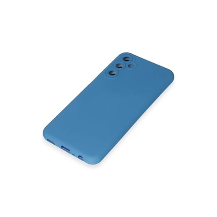 Samsung Galaxy M14 5g Kılıf Nano İçi Kadife Silikon - Mavi