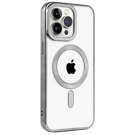 İphone 15 Pro Max Kılıf Kronos Magsafe Kapak - Titanyum Gri