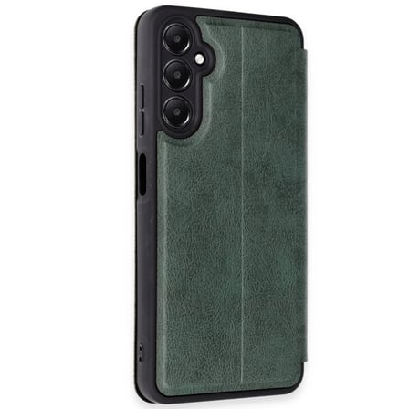 Samsung Galaxy A35 5g Kılıf Flip Cover - Koyu Yeşil