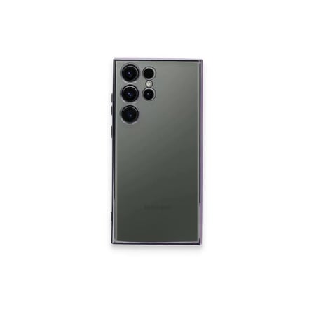 Samsung Galaxy S23 Ultra Kılıf Razer Lensli Silikon - Mor