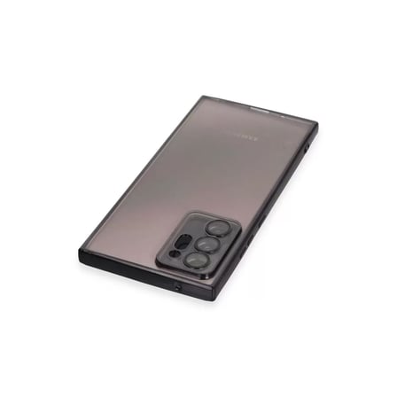 Samsung Galaxy Note 20 Ultra Kılıf Razer Lensli Silikon - Siyah