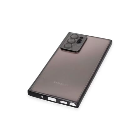 Samsung Galaxy Note 20 Ultra Kılıf Razer Lensli Silikon - Siyah