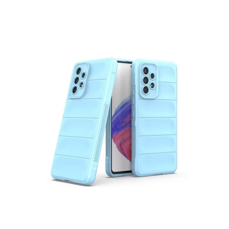 Samsung Uyumlu Galaxy A53 5g Kılıf Optimum Silikon - Sky Blue