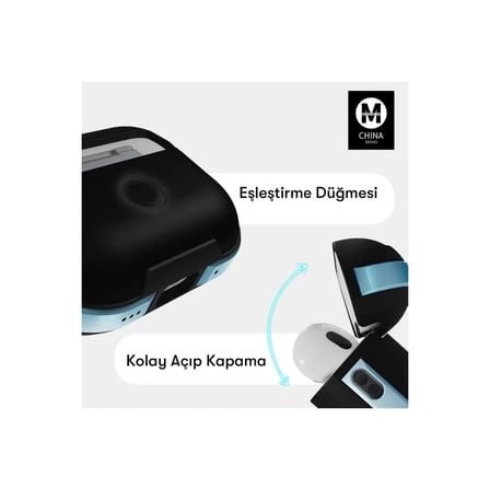 Airpods 3 (3.nesil) Mo-a8 Armor Kılıf - Lacivert