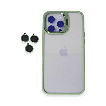 Joko  İphone 14 Pro Kılıf Roblox Lens Standlı Kapak - Yeşil