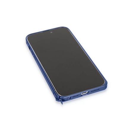 Joko  İphone 15 Pro Metal Bumper Mat Kapak - Lacivert