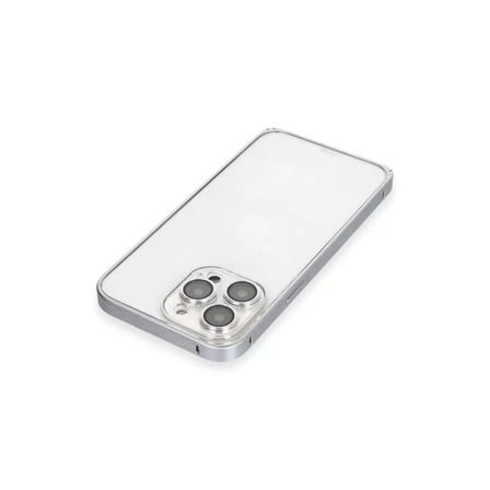 Joko  İphone 15 Pro Metal Bumper Mat Kapak - Gri