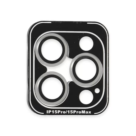Joko  İphone 15 Pro Max Pvd Metal Kamera Lens - Gümüş