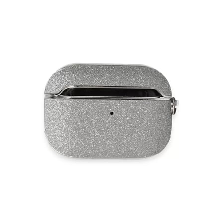 Airpods Pro (1.nesil) Spell Simli Kılıf - Gümüş