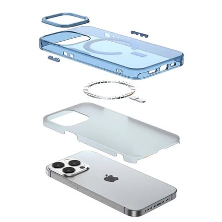 İphone 14 Pro Max Kılıf Troy Magsafe Kapak - Mor