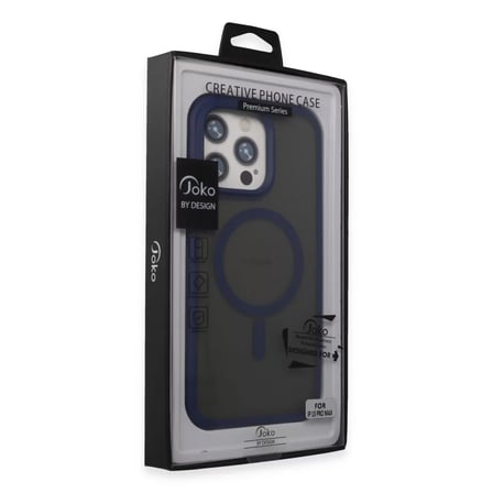 Joko  İphone 15 Pro Max Toras Airbag Magsafe Kapak - Lacivert