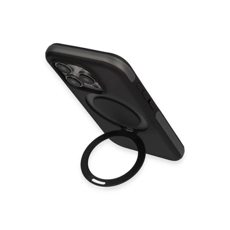 Joko  İphone 15 Pro Zorda Airbag Magsafe Standlı Kapak - Siyah