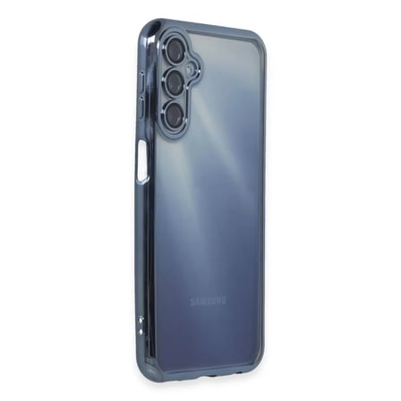 Samsung Uyumlu Galaxy A35 5g Kılıf Razer Lensli Silikon - Açık Mavi