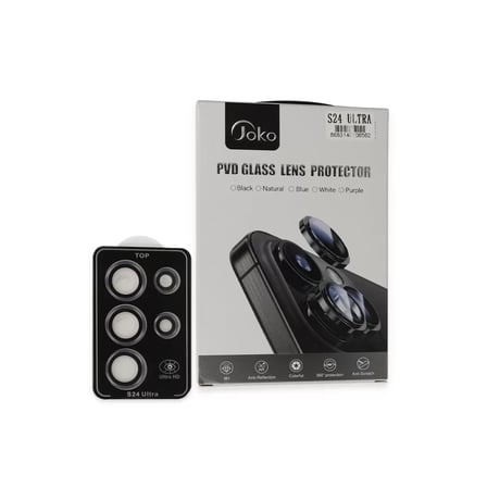 Joko Samsung Galaxy S24 Ultra Pvd Metal Kamera Lens - Derin Mor