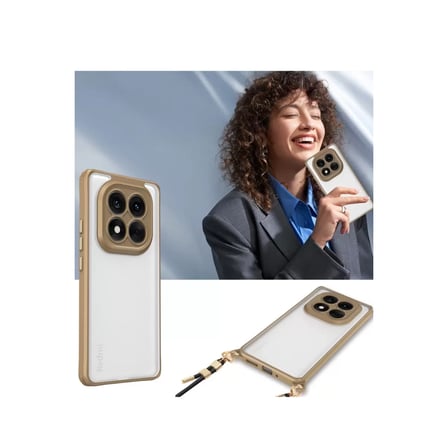 Xiaomi Uyumlu Redmi Note 14 Pro 5g Kılıf Penta Silikon Kılıf - Çöl Titanyum
