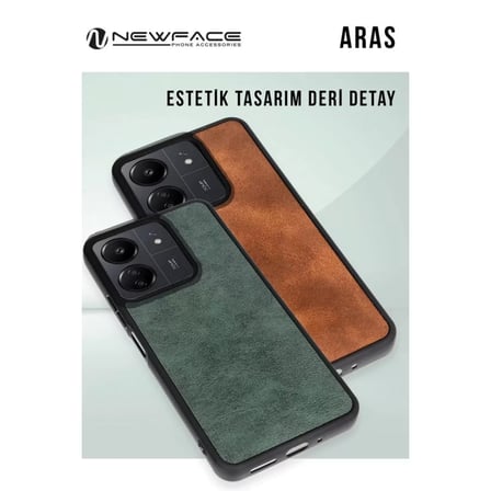 Samsung Galaxy A26 Kılıf Aras Deri Kapak - Taba