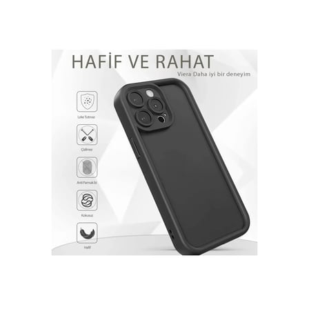İphone 11 Kılıf Viera Silikon - Kahverengi