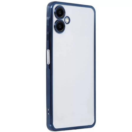 Samsung Galaxy A06 Kılıf Razer Lensli Silikon - Lacivert