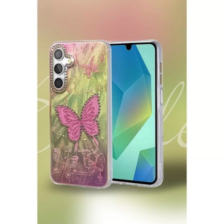 Samsung Galaxy A15 4g Kılıf Blade Aynalı Desenli Kapak - Desen 3