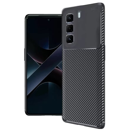 İnfinix Hot 50 Pro Plus 4g Auto Focus Karbon Kapak - Siyah