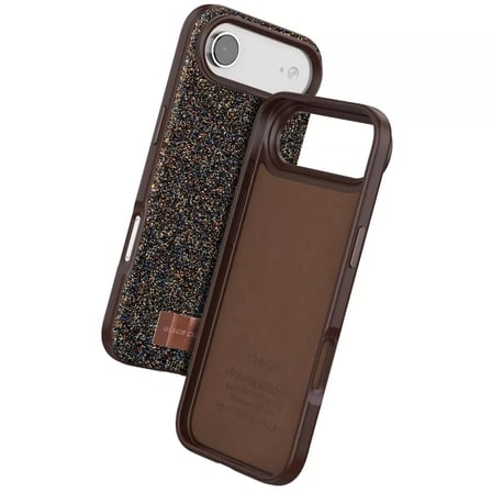 Onegif  İphone 17 Air Bright Simli Kapak - Gold