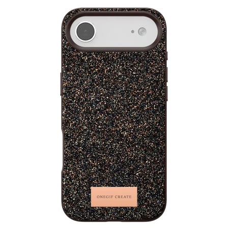 Onegif  İphone 17 Air Bright Simli Kapak - Gold