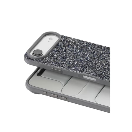 Onegif  İphone 17 Air Bright Simli Kapak - Gümüş