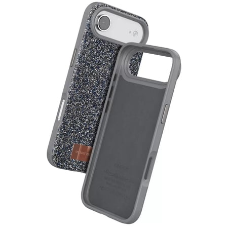 Onegif  İphone 17 Air Bright Simli Kapak - Gümüş