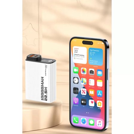 A40Q 10.000 Mah Pd 20w Mini Powerbank - Siyah-beyaz