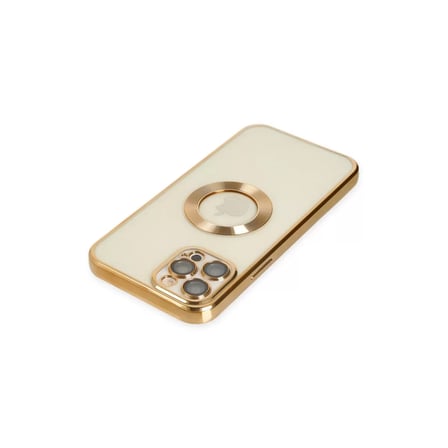 İphone 12 Pro Kılıf Slot Silikon - Gold