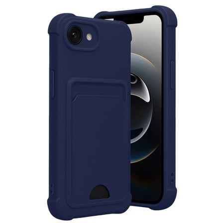 İphone 16e Kelvin Kartvizitli Silikon - Lacivert
