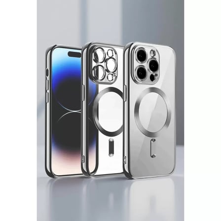 İphone 13 Pro Max Kılıf Kross Magneticsafe Kapak - Titan Gri