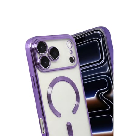 İphone 17 Pro Max Kross Magneticsafe Kapak - Mor