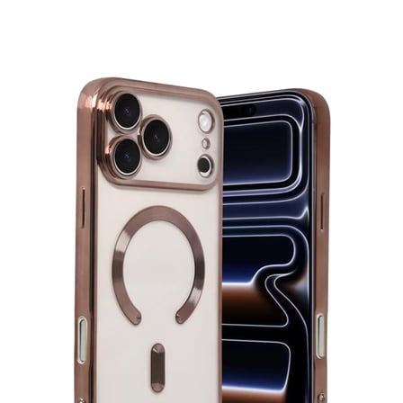 İphone 17 Pro Max Kross Magneticsafe Kapak - Çöl Titanyum