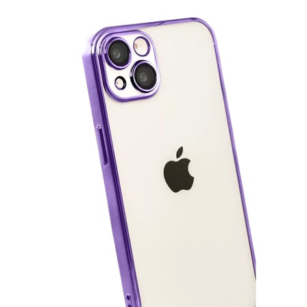 İphone 15 Razer Lensli Silikon - Mor
