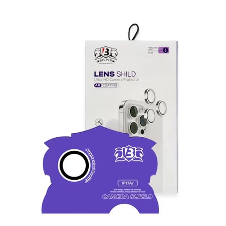 İphone 17 Air Bilvis Titan Kamera Lens - Gümüş