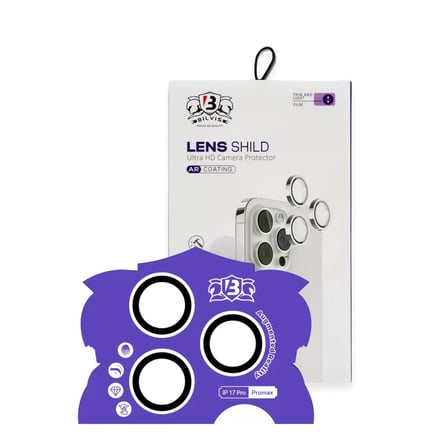 İphone 17 Pro Max Bilvis Titan Kamera Lens - Gümüş
