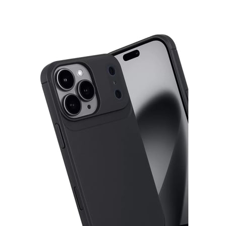 İphone 17 Pro Max Auto Focus Karbon Kapak - Siyah
