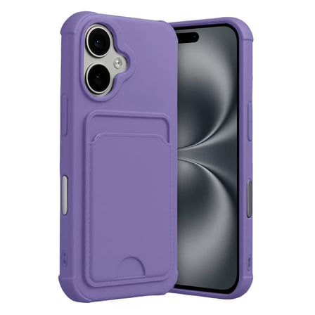 İphone 17 Kelvin Kartvizitli Silikon - Lila