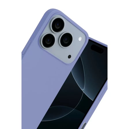 İphone 17 Pro Max Nano İçi Kadife Silikon - Lila