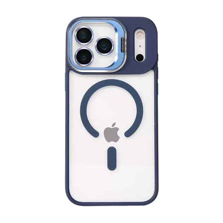 Joko  İphone 17 Pro Remim Lensli Magsafe Standlı Kapak - Lacivert