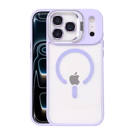 Joko  İphone 17 Pro Remim Lensli Magsafe Standlı Kapak - Lila