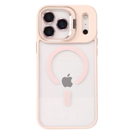 Joko  İphone 17 Pro Remim Lensli Magsafe Standlı Kapak - Pembe