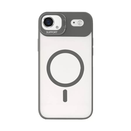 Joko  İphone 17 Air Remim Lensli Magsafe Standlı Kapak - Titan Gri