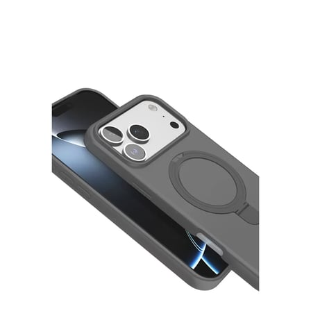 İphone 17 Pro Regal Magsafe Standlı Kapak - Titan Gri