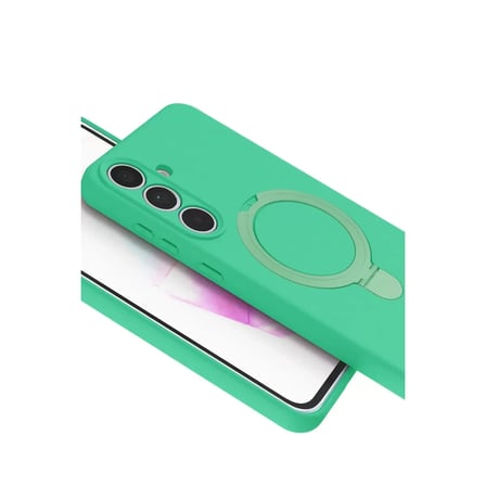 Samsung Galaxy S25 Fe Regal Magsafe Standlı Kapak - Yeşil