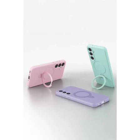 Samsung Galaxy S24 Fe Regal Magsafe Standlı Kapak - Çöl Titanyum