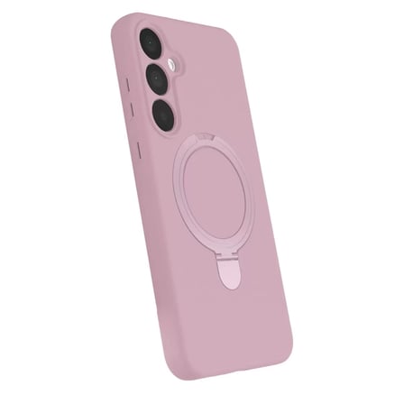 Samsung Galaxy A55 5g Regal Magsafe Standlı Kapak - Açık Pembe